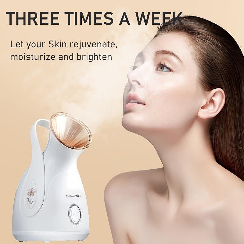 Experience Luxurious Skincare at Home with Our Nano Ionic Facial Steamer for Deep Cleansing and Hydration